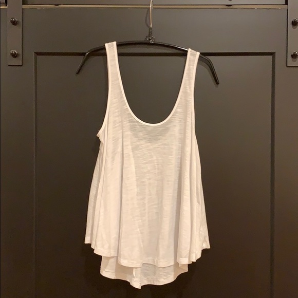 American Eagle Outfitters Tops - American Eagle White Aloha Tank Size S